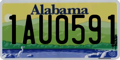 AL license plate 1AU0591