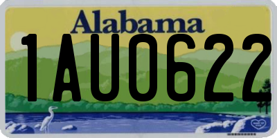 AL license plate 1AU0622