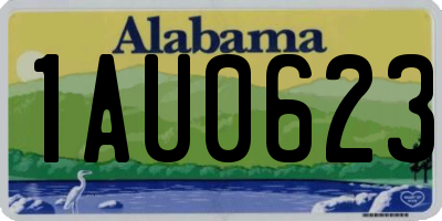 AL license plate 1AU0623