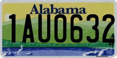 AL license plate 1AU0632