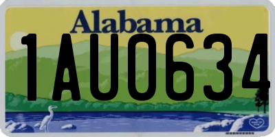 AL license plate 1AU0634