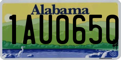 AL license plate 1AU0650