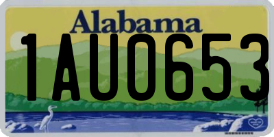 AL license plate 1AU0653