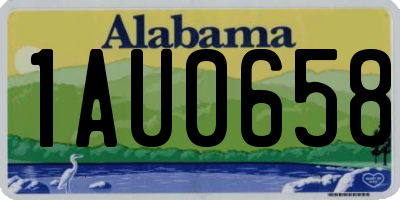 AL license plate 1AU0658