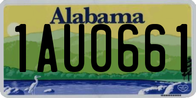 AL license plate 1AU0661