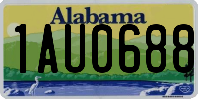 AL license plate 1AU0688