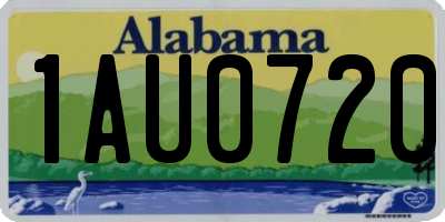 AL license plate 1AU0720
