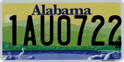 AL license plate 1AU0722