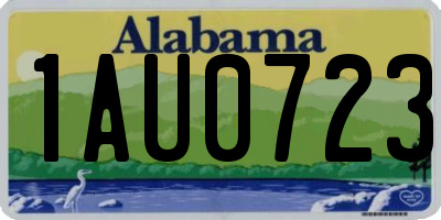 AL license plate 1AU0723