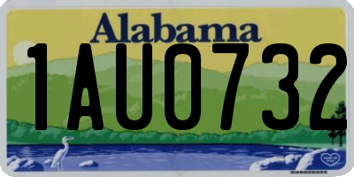 AL license plate 1AU0732