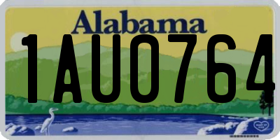 AL license plate 1AU0764