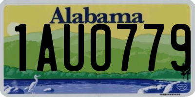 AL license plate 1AU0779