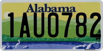 AL license plate 1AU0782