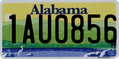 AL license plate 1AU0856