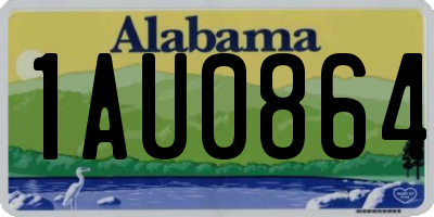 AL license plate 1AU0864