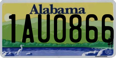 AL license plate 1AU0866