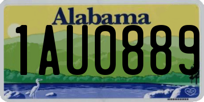 AL license plate 1AU0889