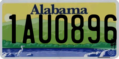 AL license plate 1AU0896