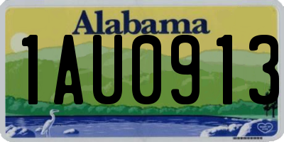 AL license plate 1AU0913