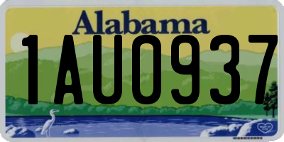 AL license plate 1AU0937