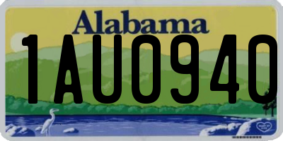 AL license plate 1AU0940
