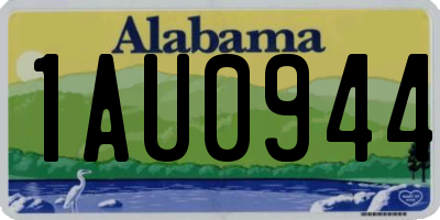AL license plate 1AU0944