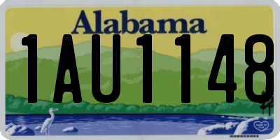 AL license plate 1AU1148