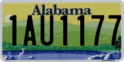 AL license plate 1AU1177