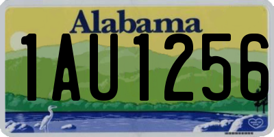 AL license plate 1AU1256