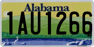 AL license plate 1AU1266