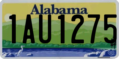 AL license plate 1AU1275