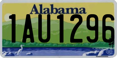 AL license plate 1AU1296