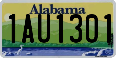 AL license plate 1AU1301
