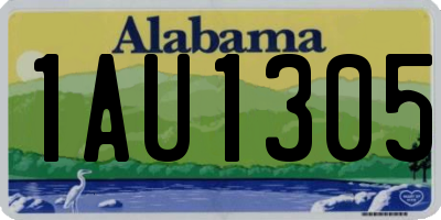 AL license plate 1AU1305