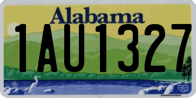 AL license plate 1AU1327