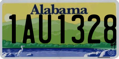 AL license plate 1AU1328