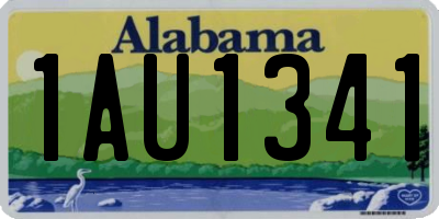 AL license plate 1AU1341