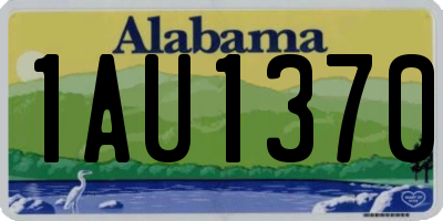 AL license plate 1AU1370