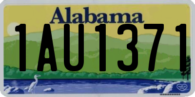 AL license plate 1AU1371