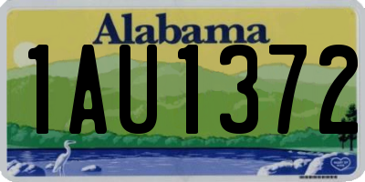 AL license plate 1AU1372