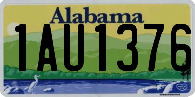 AL license plate 1AU1376