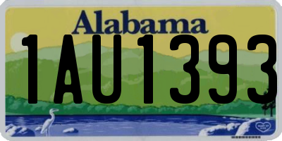 AL license plate 1AU1393