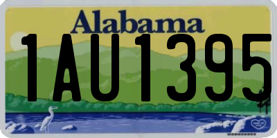 AL license plate 1AU1395