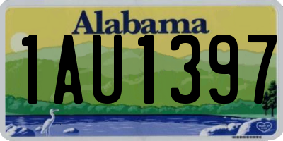 AL license plate 1AU1397