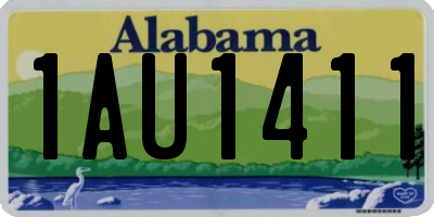 AL license plate 1AU1411