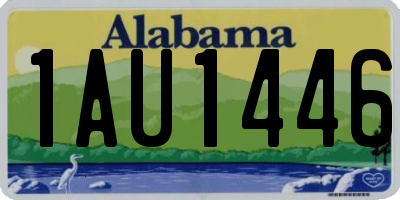 AL license plate 1AU1446