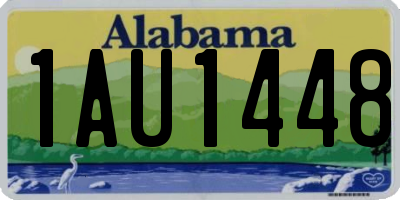 AL license plate 1AU1448