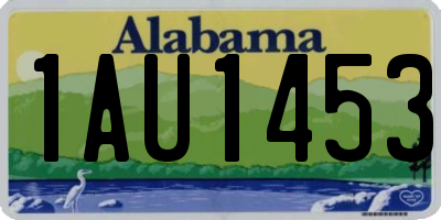 AL license plate 1AU1453