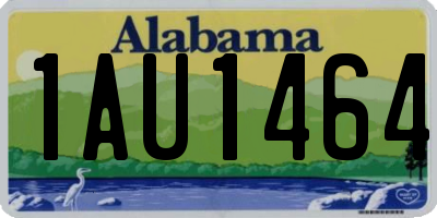AL license plate 1AU1464