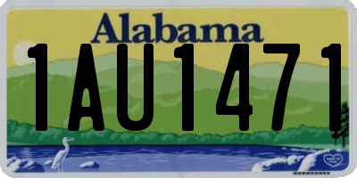 AL license plate 1AU1471